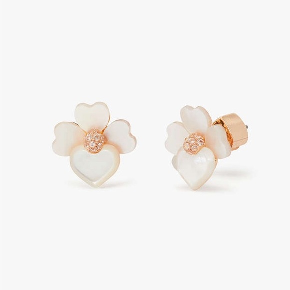 kate spade Jewelry - KATE SPADE • PRECIOUS PANSY • STUD EARRINGS